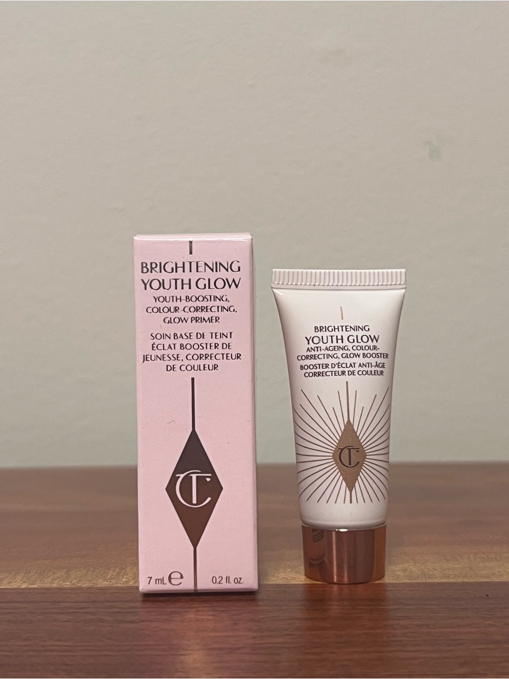 Charlotte Tilbury Brightening Youth Glow Primer - Pink & Rose Gold